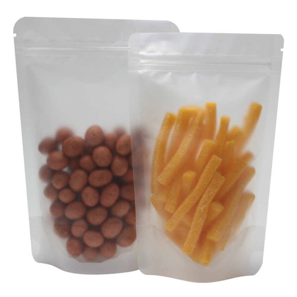 Dried Fruit - 100 Stück selbstverschließende, transparente, lebensmittelechte PET-PE-Standbeutel