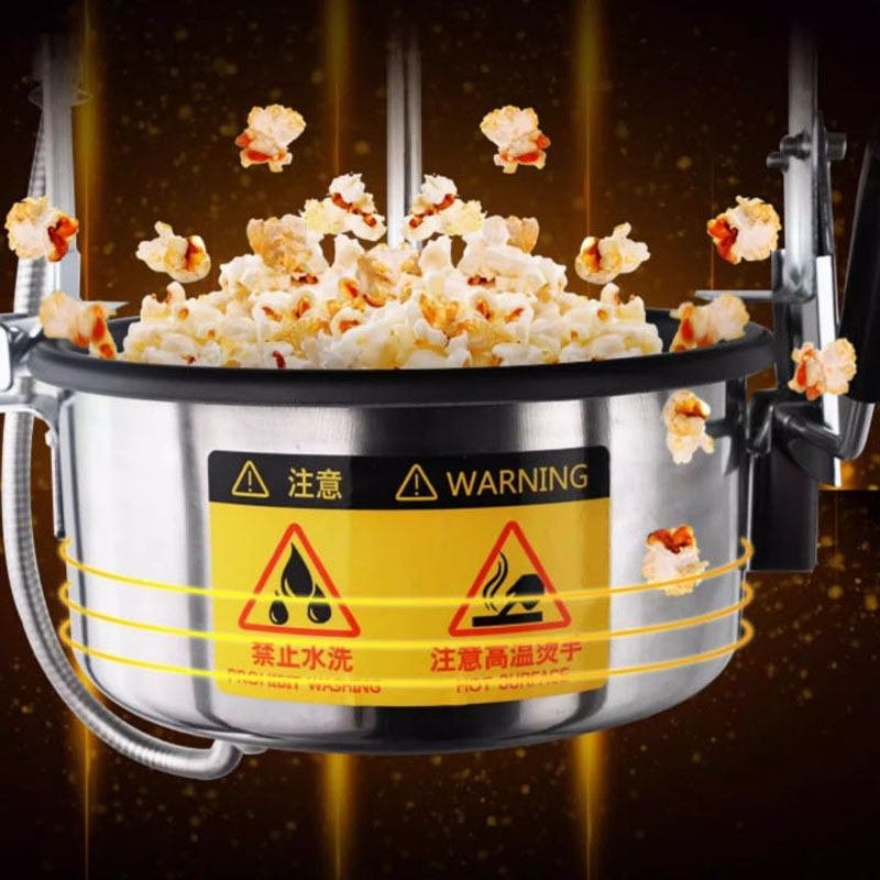 Popcorn - Vollautomatische Kommerzielle Popcornmaschine 220/110V Edelstahl Elektrischer