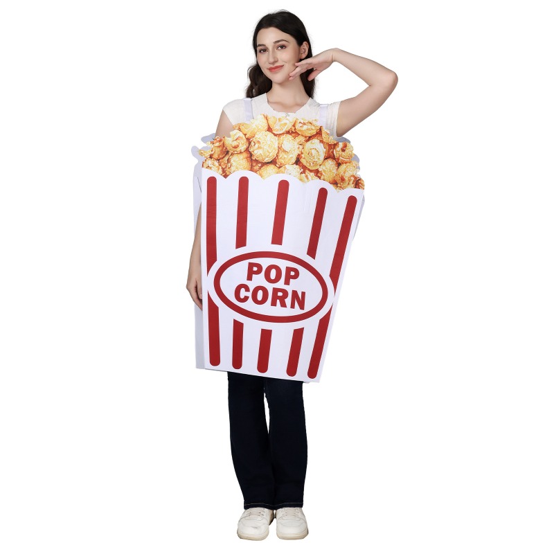 Neues Halloween-Cosplay-Kostüm – Popcorn Bewertung und Preis