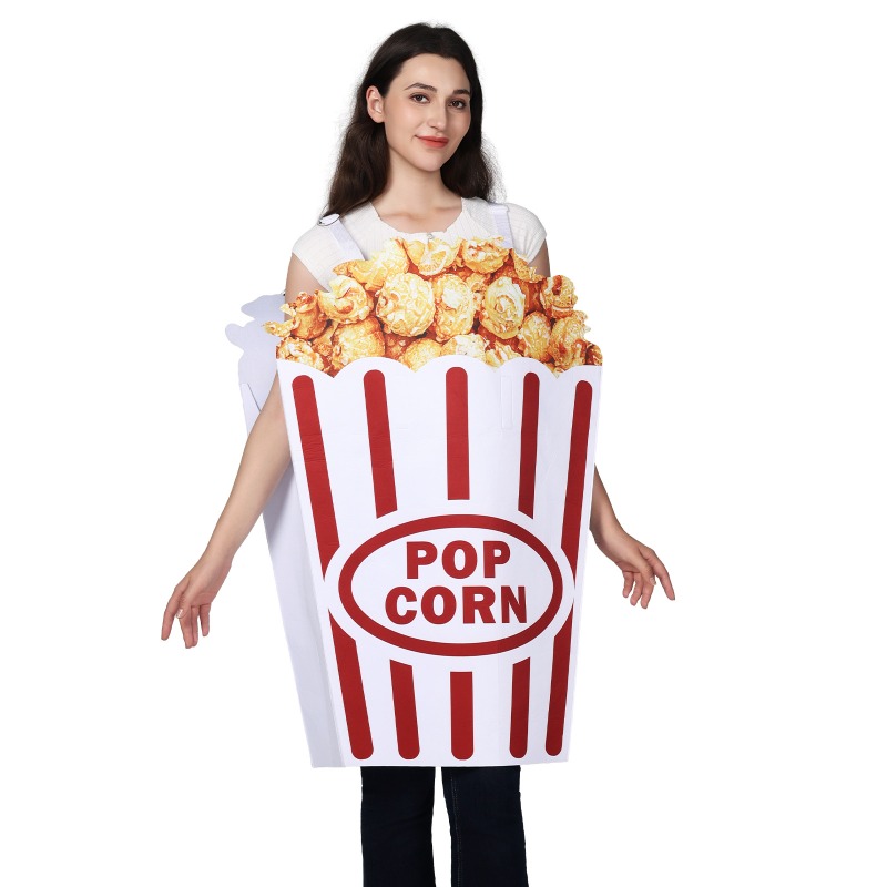 Neues Halloween-Cosplay-Kostüm – Popcorn Bewertung und Preis