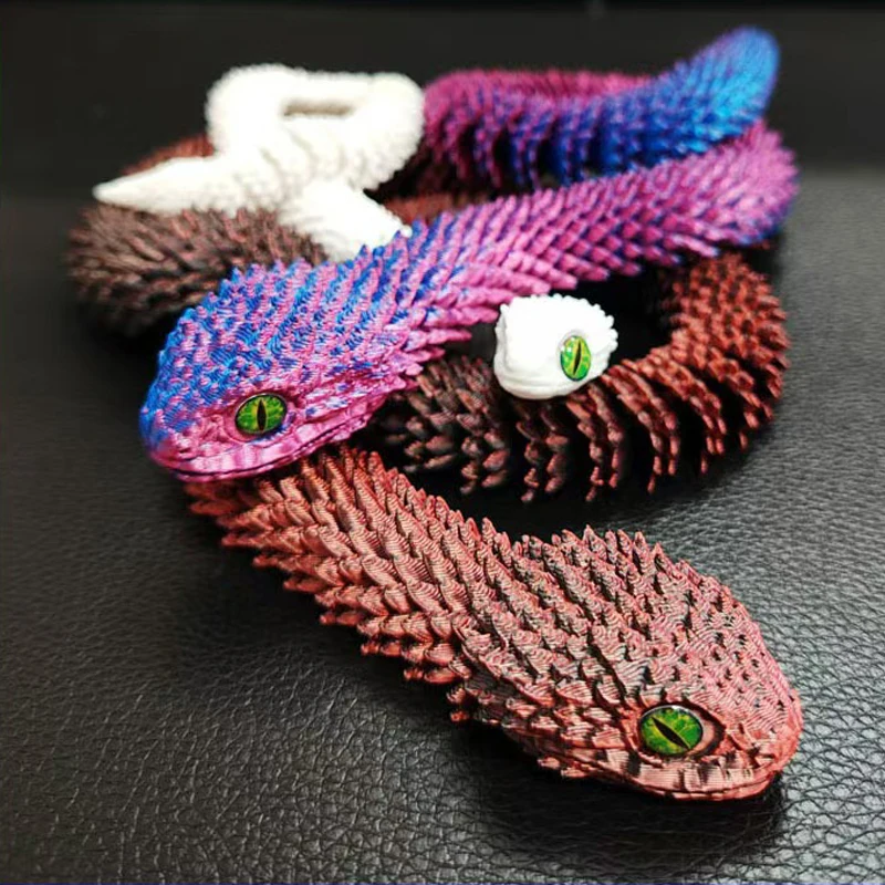 3D-gedruckte Schlange, bewegli – Gummy Candy Bewertung und Preis