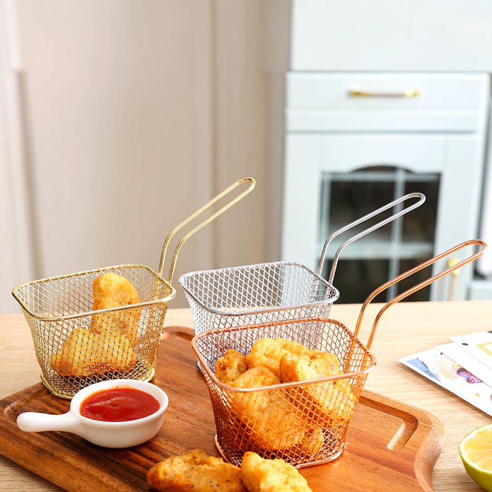 Dekorativer Mini-Quadrat-Fritt – Food Snacks Catering Bewertung und Preis